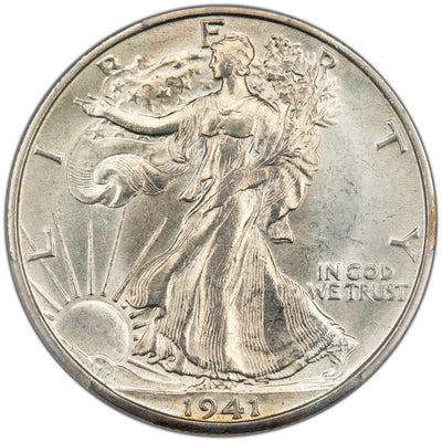 United States 1941-S 50 Cents Walking Liberty Half Dollar Silver Coin - PCGS MS-63