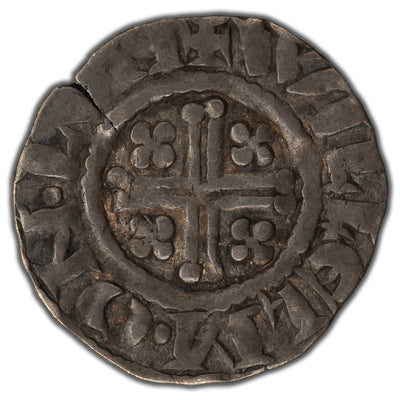 SOLD Great Britain Richard I 1189-1199 1d Penny Hammered Silver Coin Class 4a SP #1348b