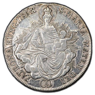 SOLD Hungary 1786-A 1/2 Thaler Silver Coin KM #399