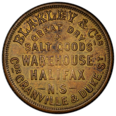 Halifax 1882 Blakely & Co Advertising Token Breton # 901