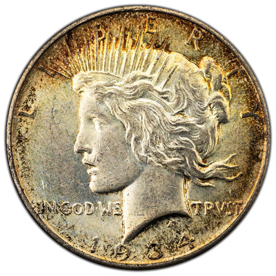 SOLD United States 1934-D $1 Peace Dollar Silver Coin