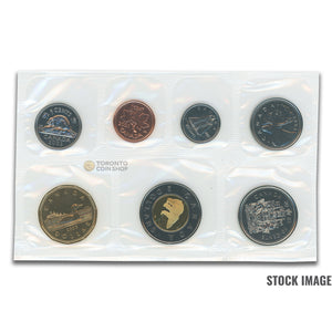 Canada 2003 Regular Issue 7-Coin PL Proof-Like Mint Coin Set - Plastic Only