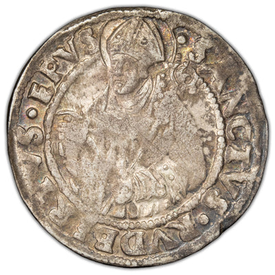 SOLD Austria, Salzburg 1522 Batzen Silver Coin Probst #260