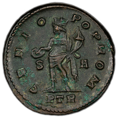 Ancient Rome Imperial AD 307-8 Maximianus Follis 7.85gr 26mm RIC 768