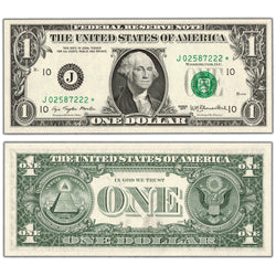 United States 1977 $1 Kansas City Star Federal Reserve Note - Ch UNC