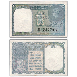 SOLD India 1940 1 One Rupee Note P #25a - Uncirculated