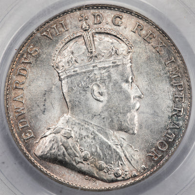 Canada 1903-H 10 Cents Dime Silver Coin - PCGS MS-64