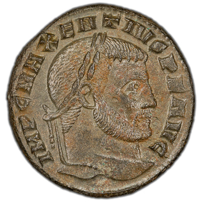 Ancient Rome Imperial AD 309-12 Maxentius Follis RIC 35, T