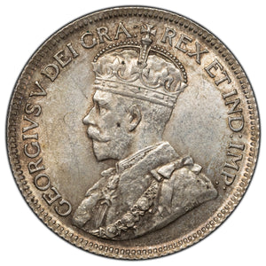 SOLD Canada 1936 25 Cents Quarter Silver Coin - UNC+