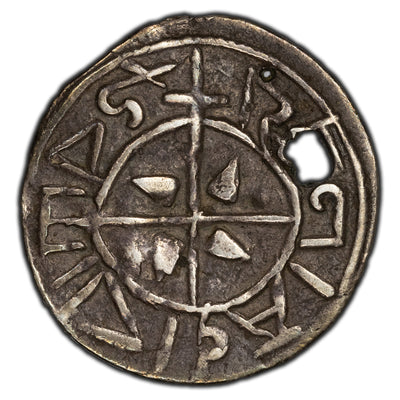 SOLD Hungary 997-1038 I. Istvan Denar Silver Coin KM #164 - Holed