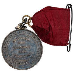 Sunday School Award of Merit 38mm Sterling Silver Medal