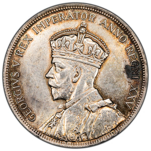 SOLD Canada 1935 $1 Silver Dollar Coin - First Year of Issue - AU