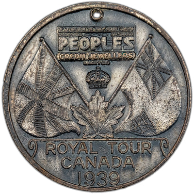 Canada 1939 Royal Tour 29.5mm Medallion - Peoples Credit Jewellers