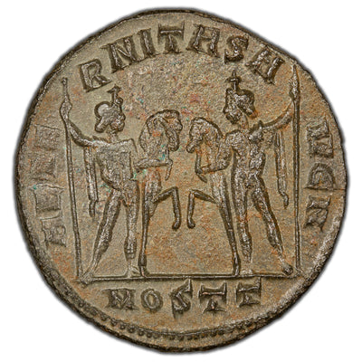 Ancient Rome Imperial AD 309-12 Maxentius Follis RIC 35, T