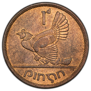 SOLD Ireland 1949 Penny Coin - Uncirculated