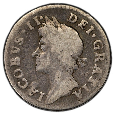 SOLD Great Britain 1680 4 Pence Silver Coin KM #455