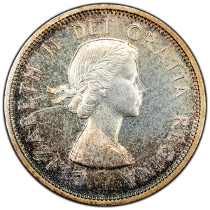 SOLD Canada 1955 25 Cents Quarter Silver Coin - MS-64