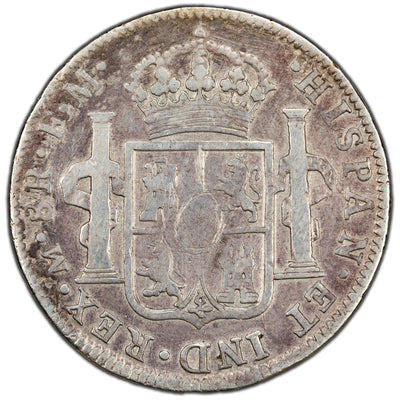 SOLD Mexico 1798 Mo FM 8 Reales Silver Coin - Scratches