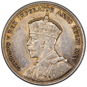 SOLD Canada 1935 Double Voyager $1 Silver Dollar Coin - Choice AU