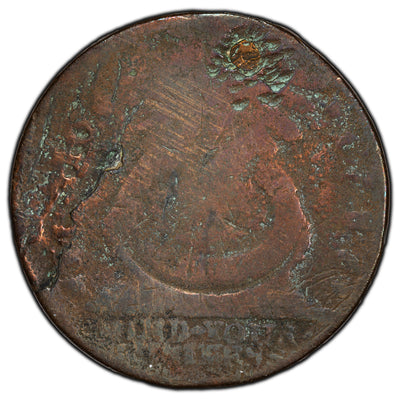 SOLD United States 1787 Fugio Cent Coin - Damaged Filler