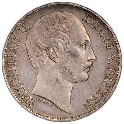 SOLD German States Bavaria 1858 Vereinsthaler Silver Coin