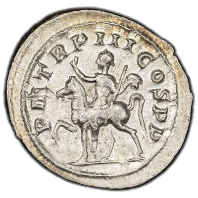 Ancient Rome Imperial AD 240 Gordian III AR Denarius 3.24gr 20mm RIC 81