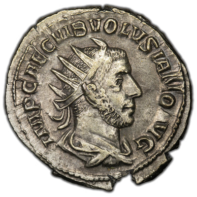 SOLD Ancient Rome Imperial AD 251-3 Volusian AR Antoninianus RIC 167
