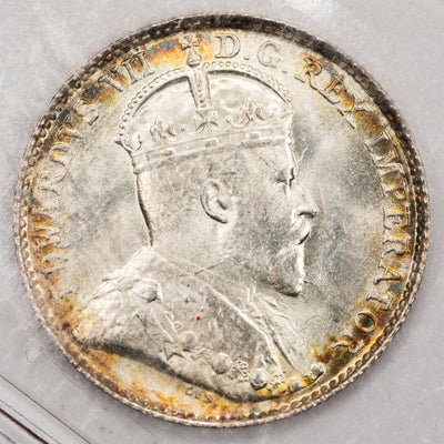 SOLD Canada 1902 5 Cents Silver Coin - ICCS MS-66