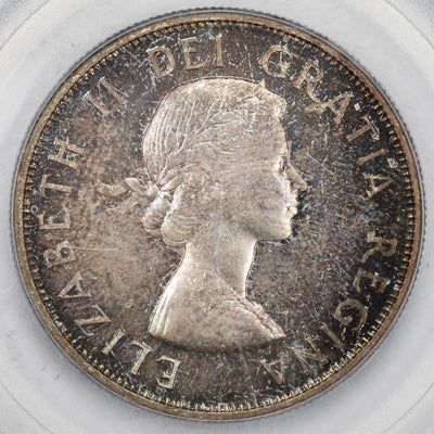 SOLD Canada 1964 50 Cents Half Dollar Silver Coin - PCGS MS-66