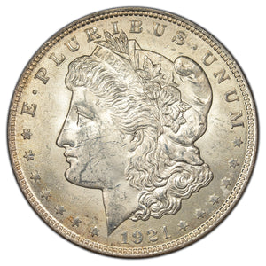 SOLD United States 1921 $1 Morgan Silver Dollar Coin - Uncirculated