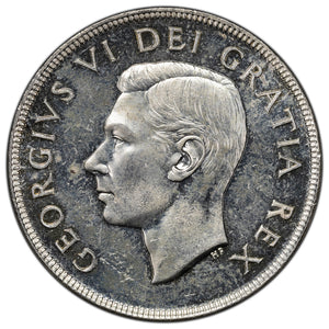 SOLD Canada 1952 NWL $1 Silver Dollar Coin - AU/UNC