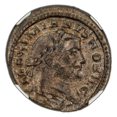 SOLD Ancient Rome AD 305-311 Galerius AE Follis Coin RIC VI Trier #595 - NGC Ancients