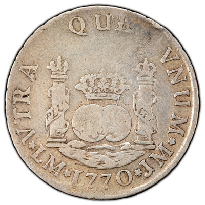 Peru 1770 2 Reales Silver Coin