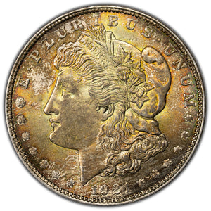 SOLD United States 1921 $1 Morgan Dollar Silver Coin - Pretty Toning!