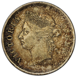 SOLD Straits Settlements 1901 50 Cents Silver Coin