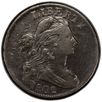 SOLD United States 1802 1 Cent Draped Bust Coin