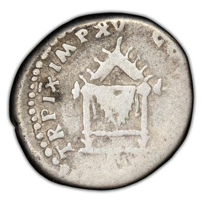 SOLD Ancient Rome AD 79-81 Titus AR Denarius Coin RIC #124 3.25g