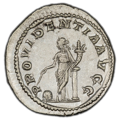 Ancient Rome Imperial AD 238 Gordian II AR Denarius BMC 19 RIC 1