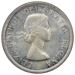 SOLD Canada 1955 $1 Silver Dollar Coin - AU