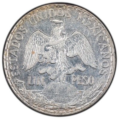Mexico 1913 Caballito Peso Silver Coin - Cleaned