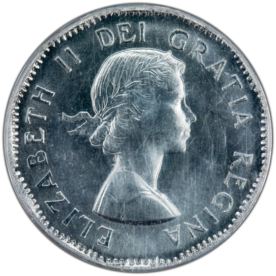 SOLD Canada 1954 5 Cents Nickel Coin - PCGS MS-66
