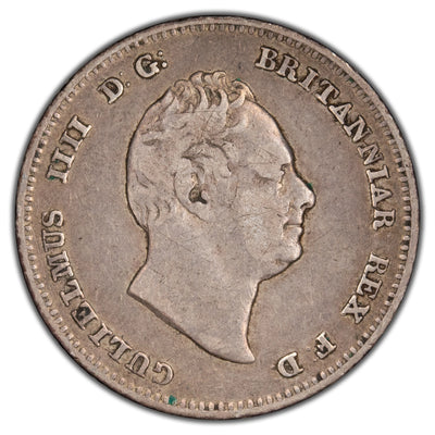 Great Britain 1836 4d Four Pence Silver Coin KM #723