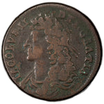 Ireland 1686 1/2d Half Penny Coin S-6576