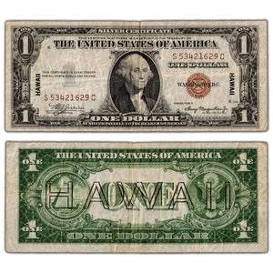 SOLD United States 1935 $1 Hawaii Silver Certificate Note