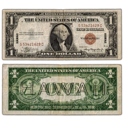 United States 1935 $1 Hawaii Silver Certificate Note