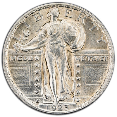 SOLD United States 1923 25 Cents Standing Liberty Quarter Silver Coin