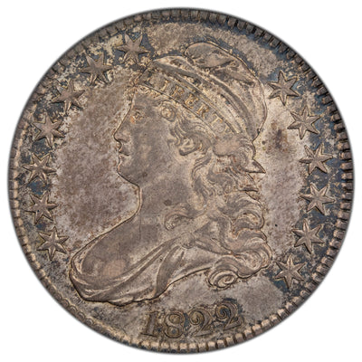 United States 1822 O-105 50 Cents Capped Bust Half Dollar Silver Coin - ANACS EF-45