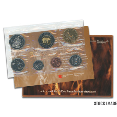 Canada 2004 7-Coin PL Proof-Like Mint Coin Set - Envelope + COA