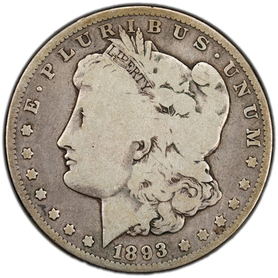 SOLD United States 1893 $1 Morgan Silver Dollar Coin