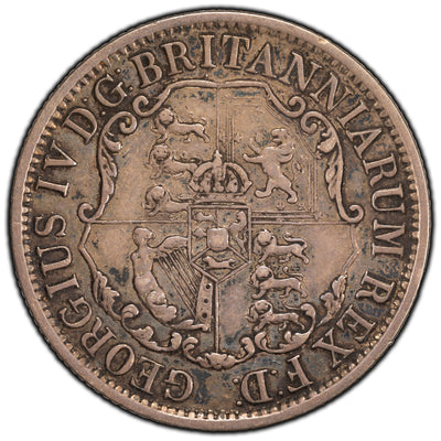 SOLD British West Indies 1822 1/4 Dollar Silver Coin KM #3 - Anchor Money